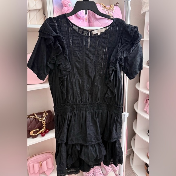 Natasha Heritage Mini Dress - PEONY PINK main image 1